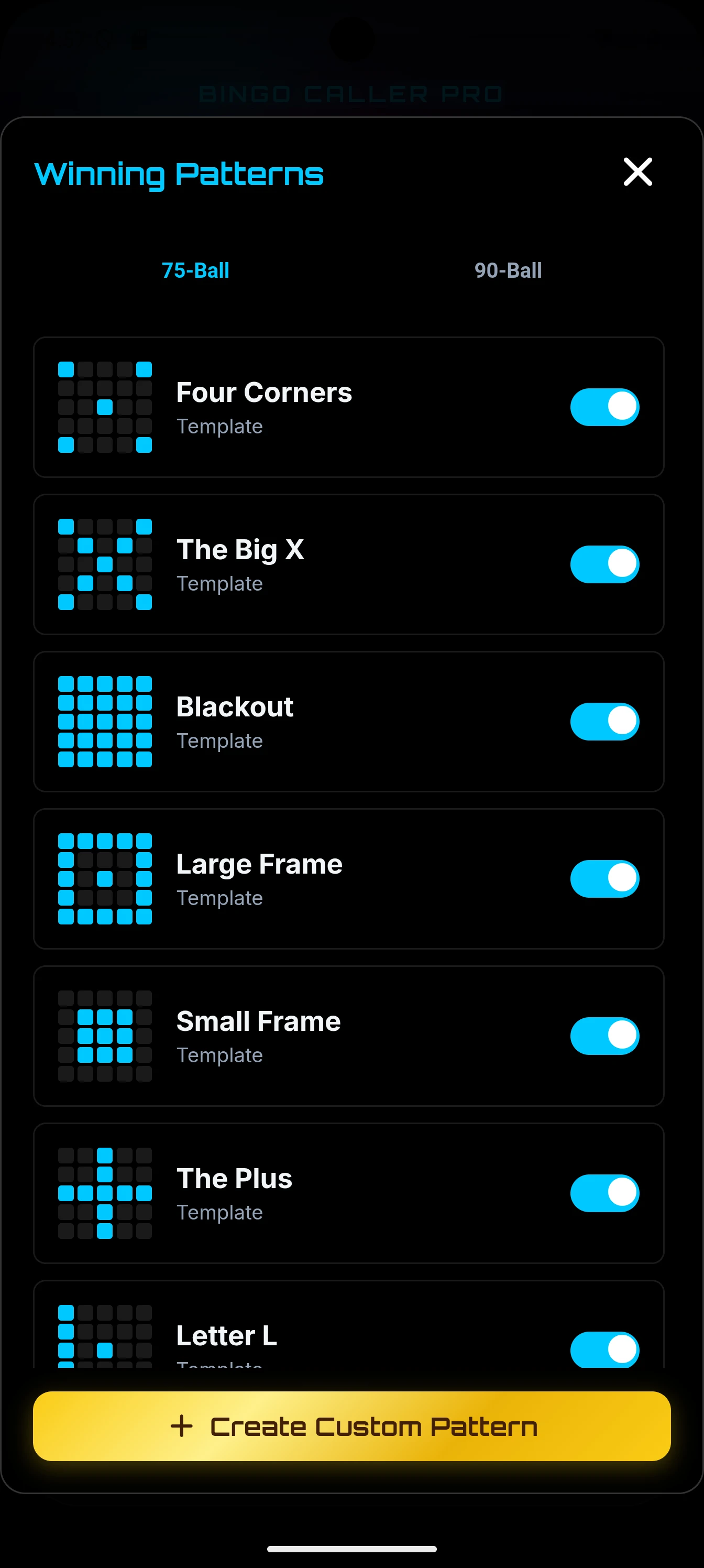 Custom Patterns